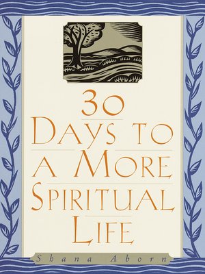 cover image of 30 Days to a More Spiritual Life